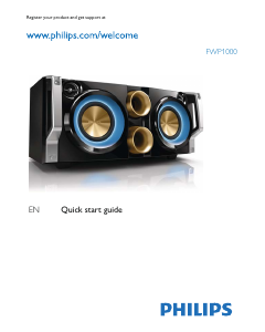 Manual Philips FWP1000 Speaker