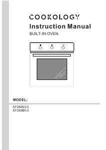 Handleiding Cookology SFO60BK/1 Oven