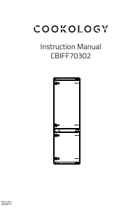 Handleiding Cookology CBIFF70302 Koel-vries combinatie