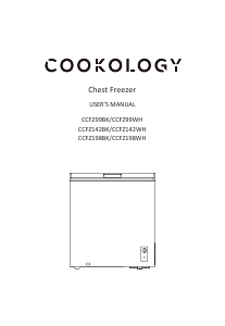 Handleiding Cookology CCFZ99WH Vriezer