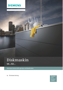 Bruksanvisning Siemens SN478S06TS Diskmaskin