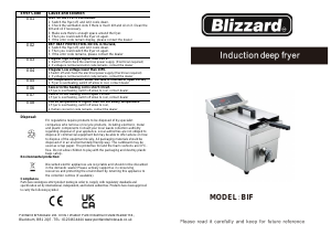 Manual Blizzard BIF Deep Fryer