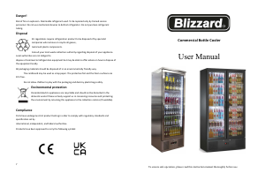 Manual Blizzard BAR20 Refrigerator