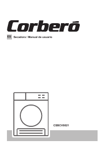 Manual de uso Corberó CSBCV8021 Secadora