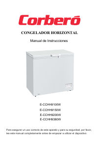 Bedienungsanleitung Corberó E-CCHH9150W Gefrierschrank