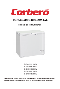 Manual de uso Corberó E-CCHH9100W Congelador