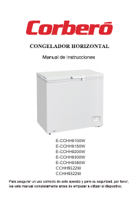 Manual Corberó CCHH9122W Freezer