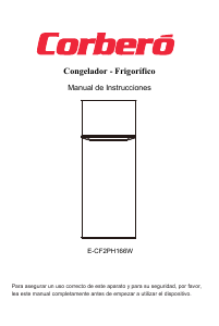 Handleiding Corberó E-CF2PH166W Koel-vries combinatie