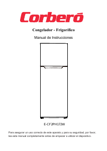 Handleiding Corberó E-CF2PH172W Koel-vries combinatie