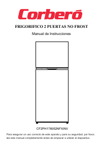 Manual de uso Corberó CF2PH178052NFXINV Frigorífico combinado