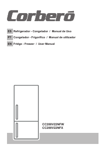 Manual de uso Corberó CC200V22NFX Frigorífico combinado