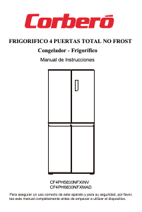 Manual Corberó CF4PH5830NFXINV Frigorífico combinado