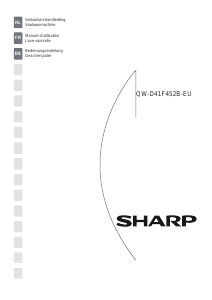Mode d’emploi Sharp QW-D41F452B-EU Lave-vaisselle