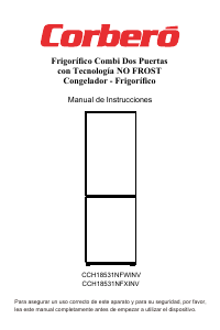 Handleiding Corberó CCH18531NFXINV Koel-vries combinatie