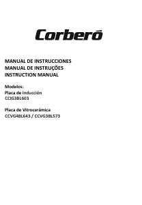 Manual Corberó CCIG3BL603 Hob