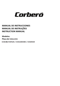 Manual de uso Corberó CCIG10033W Placa