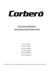 Manual de uso Corberó CPCGY222DWCI2 Placa