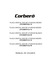 Manual Corberó CPCGM4F4121N Hob