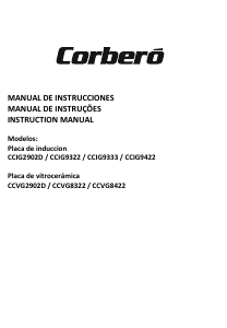 Manual de uso Corberó CCIG2902D Placa