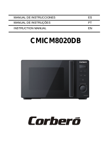 Manual de uso Corberó CMICM8020DB Microondas
