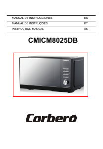 Manual de uso Corberó CMICM8025DB Microondas