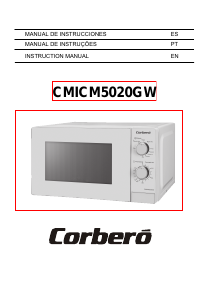 Manual Corberó CMICM5020GW Microwave