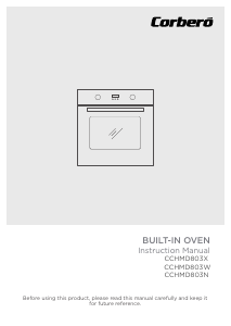 Manual Corberó CCHMD803X Oven