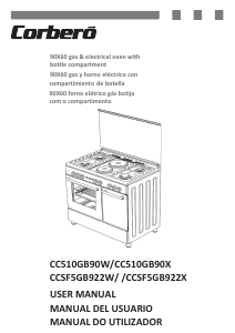 Manual de uso Corberó CCSF5GB922W Cocina