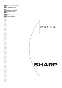 Mode d’emploi Sharp QW-T24F443I-DE Lave-vaisselle
