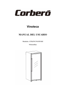 Manual de uso Corberó CFKWC91SWDZ Vinoteca