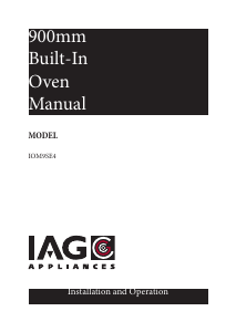 Handleiding IAG IOM9SE4 Oven