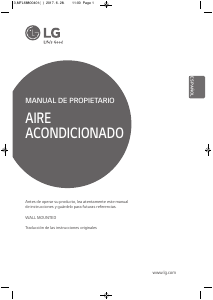Manual de uso LG ARNU12GSBL4 Aire acondicionado