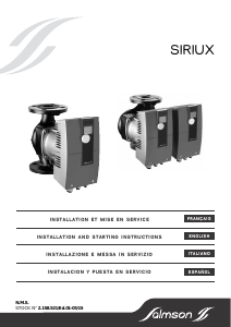 Manual de uso Salmson Siriux Tirador de bebidas