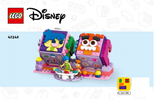 Kullanım kılavuzu Lego set 43248 Disney Ters Yüz 2 Duygu Küpleri