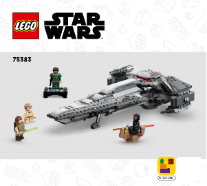 Посібник Lego set 75383 Star Wars Розвідник ситхів Дарта Мола