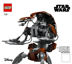 Instrukcja Lego set 75381 Star Wars Droideka