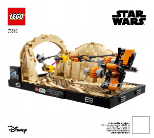 Manuál Lego set 75380 Star Wars Závody kluzáků v Mos Espa – diorama