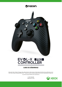 Manuale Nacon EVOL-X Pro (Xbox) Gamepad