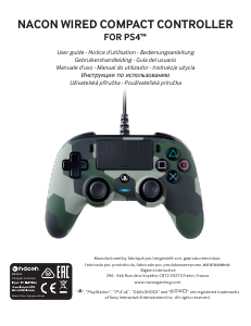 Manuale Nacon BB4469 (PlayStation 4) Gamepad