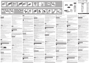 Kullanım kılavuzu Rowenta TN6011F0 Forever Sharp Sakal düzeltici