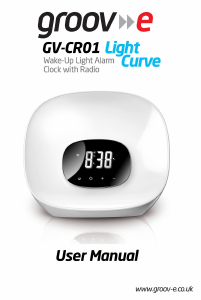 Manual Groov-e GV-CRO1 Alarm Clock Radio