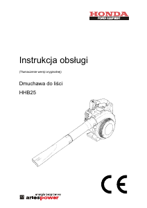 Instrukcja Honda HHB25 Dmuchawa do liści