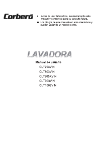 Manual de uso Corberó CLT903VIN Lavadora
