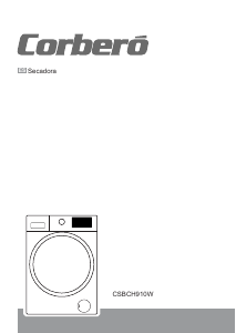Manual Corberó CSBCH910W Máquina de secar roupa
