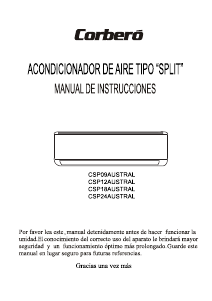 Handleiding Corberó CSP18AUSTRAL Airconditioner