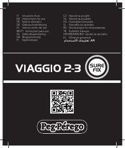 Руководство Peg-Pérego Viaggio 2-3 Sure-Fix Автомобильное кресло
