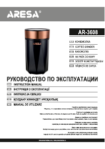 Manual Aresa AR-3608 Râșniță de cafea