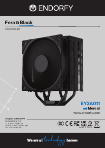 Brugsanvisning Endorfy EY3A011 Fera 5 CPU køler