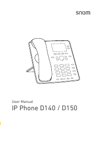 Manual Snom D140 Phone