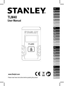 Manual Stanley TLM40 Telemetru digital